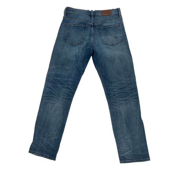 Madewell Cruiser Straight Leg Button Fly Distressed Jeans Size 26 Women's - Picture 3 of 8